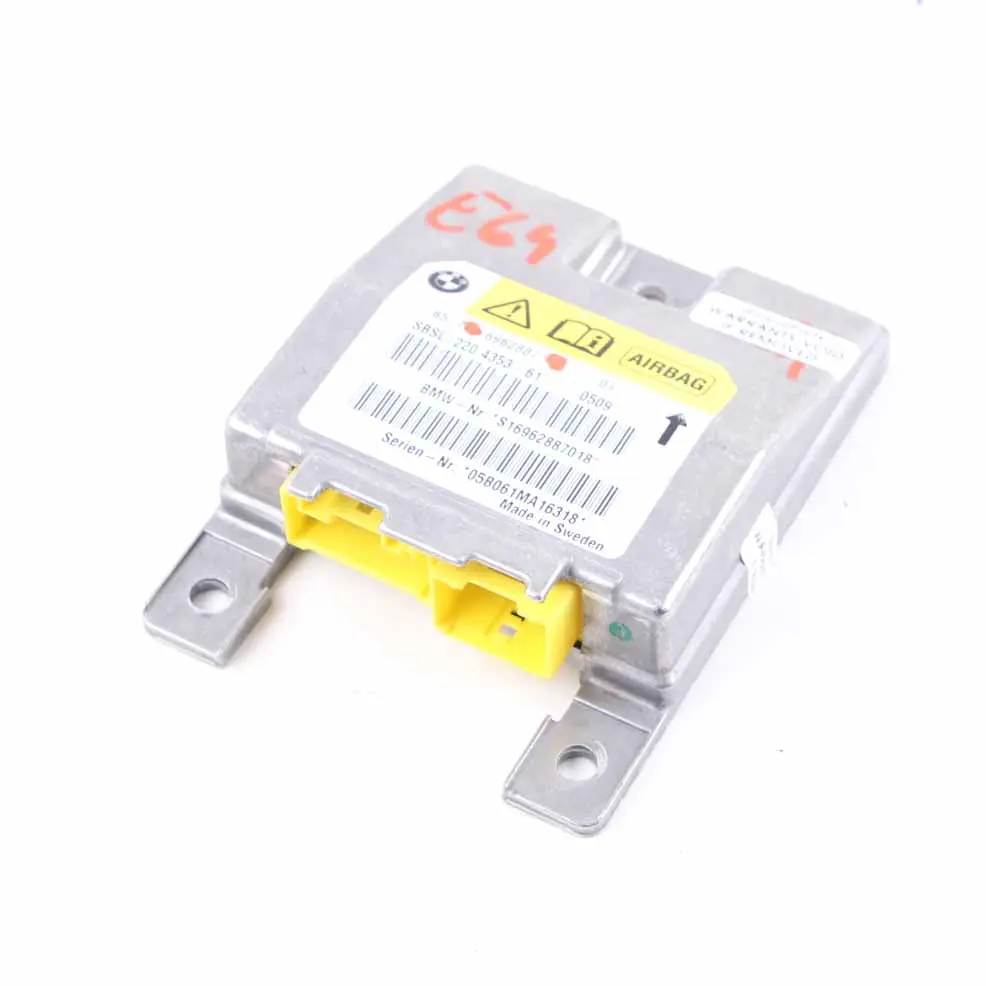 Capteur Module Air BMW Z4 E85 E64 Montant B Gauche Module Collision ECU pour à propos du numéro de pièce 6962887 Capteur Module Air BMW Z4 E85 E64 Montant B Gauche Module Collision ECU - SKU 6962887 - Numéro de pièce 6962887