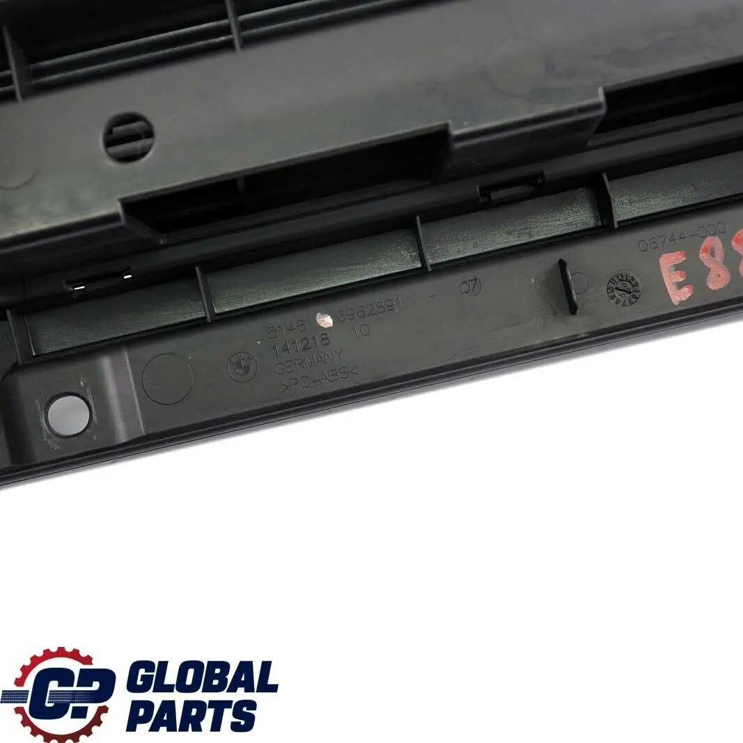 BMW 1 E88 Cabrio Interior Trim Cover Air Outlet Grille Rear Black - SKU 6962891 - Part number 6962891