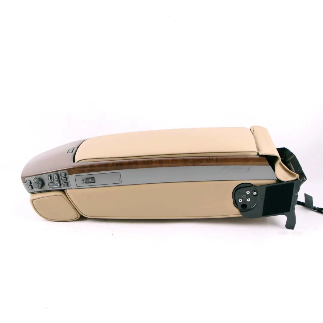 Armrest Headrest Console Leather Nasca Beige to BMW 7 Series E65 E66 Rear Seat with Part number 6962982 BMW 7 Series E65 E66 Rear Seat Armrest Headrest Console Leather Nasca Beige - SKU 6962982 - Part number 6962982