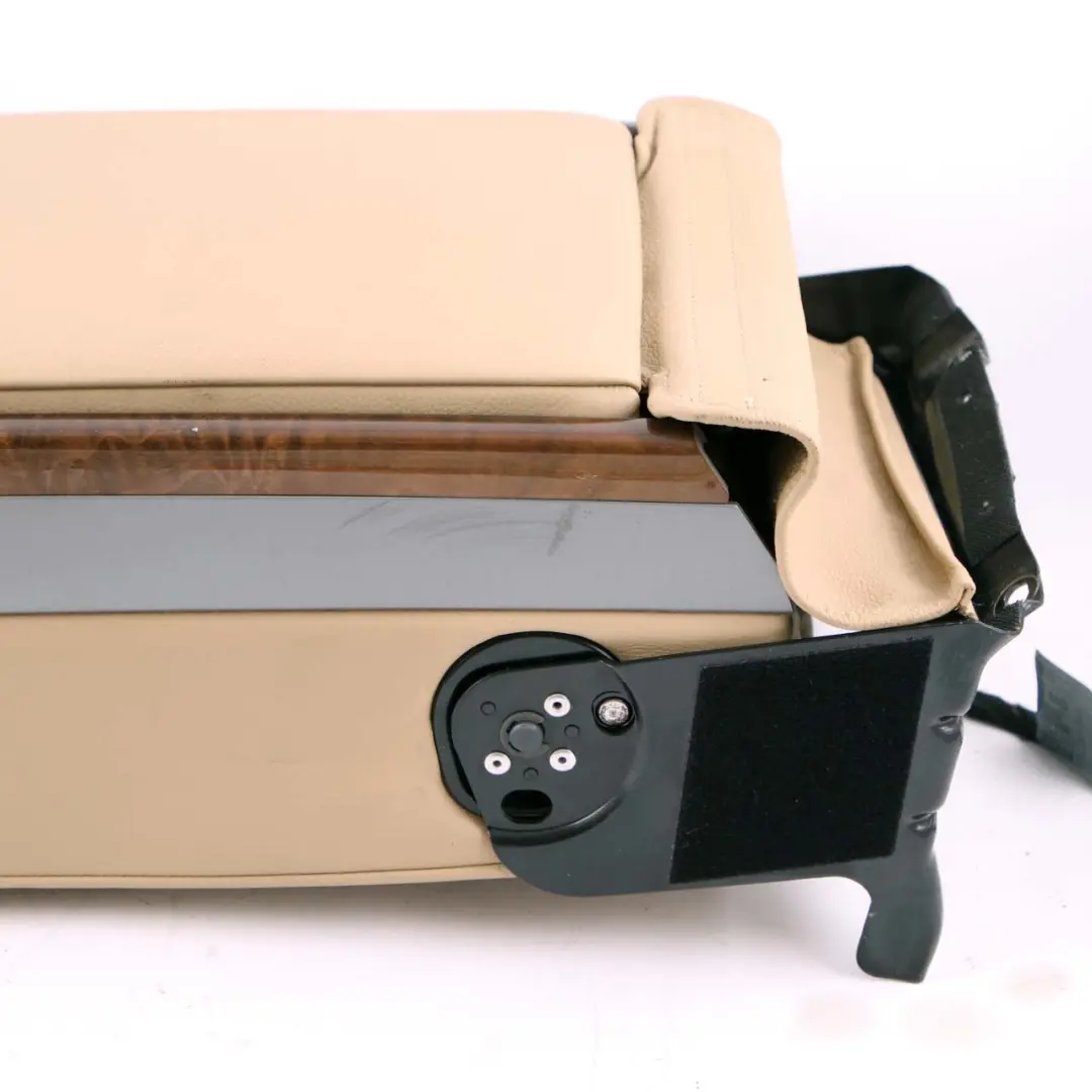 Armrest Headrest Console Leather Nasca Beige to BMW 7 Series E65 E66 Rear Seat with Part number 6962982 BMW 7 Series E65 E66 Rear Seat Armrest Headrest Console Leather Nasca Beige - SKU 6962982 - Part number 6962982