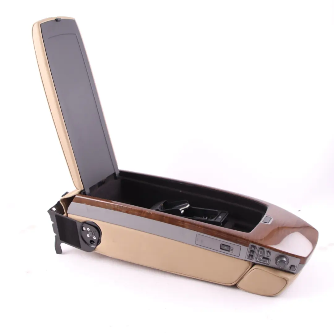 Armrest Headrest Console Leather Nasca Beige to BMW 7 Series E65 E66 Rear Seat with Part number 6962982 BMW 7 Series E65 E66 Rear Seat Armrest Headrest Console Leather Nasca Beige - SKU 6962982 - Part number 6962982