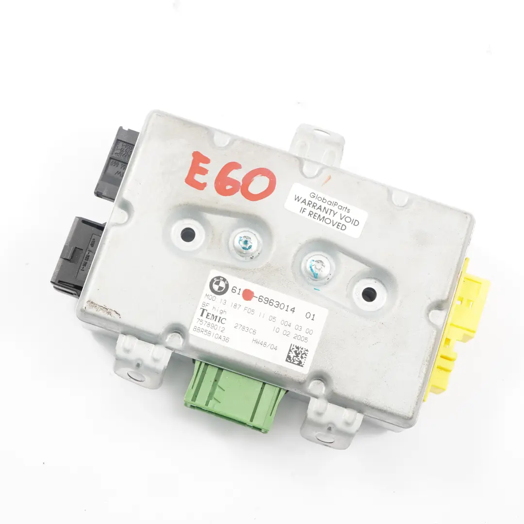 Moduł Sterownik Poduszek Powietrznych Drzwi Prawo do BMW E60 E61 E63 o numerze 6963014 BMW E60 E61 E63 Moduł Sterownik Poduszek Powietrznych Drzwi Prawo - SKU 6963014 - Numer Części 6963014