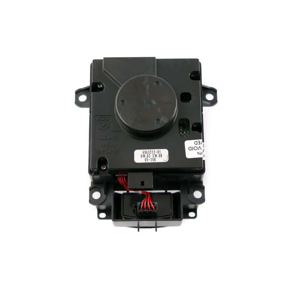 Mando iDrive Boton Giratorio Conmutador Radio Navi Boton Menu para BMW E90 con número de pieza 6963312 BMW E90 Mando iDrive Boton Giratorio Conmutador Radio Navi Boton Menu - SKU 6963312 - Número de pieza 6963312