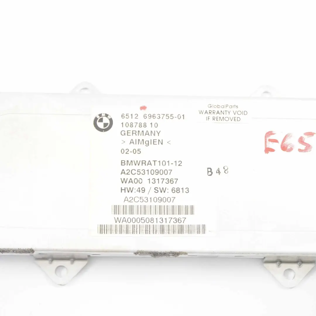 Antenna Amplificatore BMW E65 E66 Diversity Aerial Tuner Professional per con numero di parte 6963755 Antenna Amplificatore BMW E65 E66 Diversity Aerial Tuner Professional - SKU 6963755 - Numero di parte 6963755