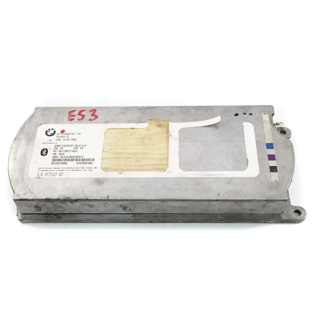 Telematics Bluetooth Steuergerät für BMW 3 X3 X5 er E46 E53 E83 mit Teilenummer 6963758 BMW 3 X3 X5 er E46 E53 E83 Telematics Bluetooth Steuergerät - SKU 6963758 - Teilenummer 6963758