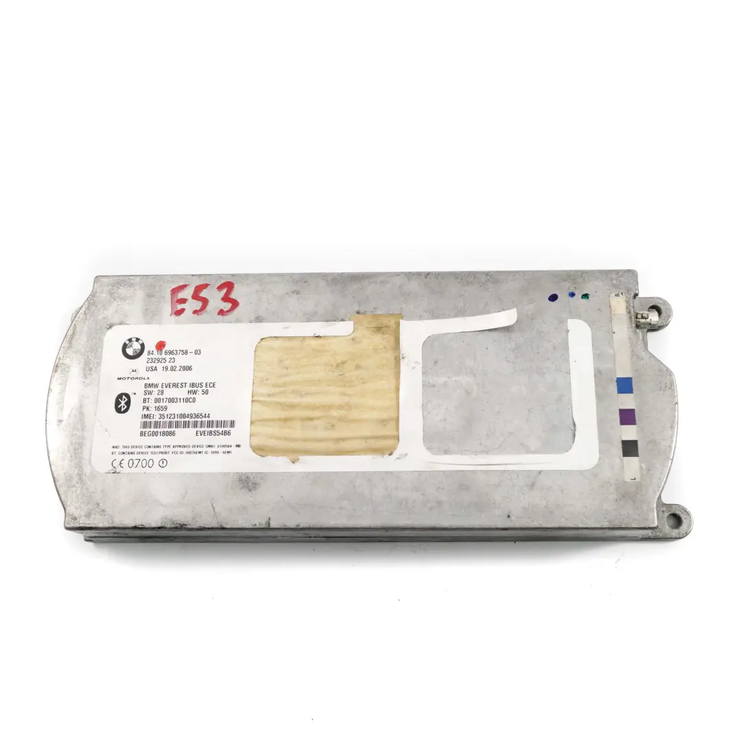 Moduł telematics bluetooth do BMW E46 E53 X5 E83 X3 o numerze 6963758 BMW E46 E53 X5 E83 X3 Moduł telematics bluetooth - SKU 6963758 - Numer Części 6963758