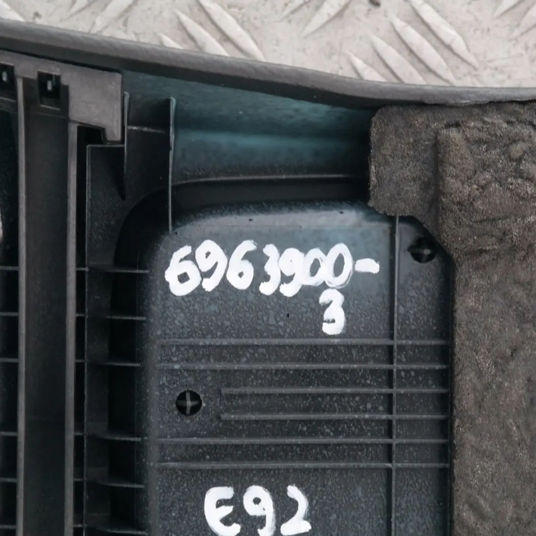 BMW 3 Series 3 E92 E93 LCi Cover Rear Console With Light Package Rear Black - SKU 6963900-3 - Part number 6963900