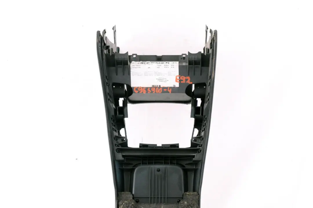 Reihe 4 E92 E93 LCI Konsole hinten SCHWARZ BLACK 5116 für BMW 3 mit Teilenummer 6963900 BMW 3 Reihe 4 E92 E93 LCI Konsole hinten SCHWARZ BLACK 5116 - SKU 6963900-4 - Teilenummer 6963900