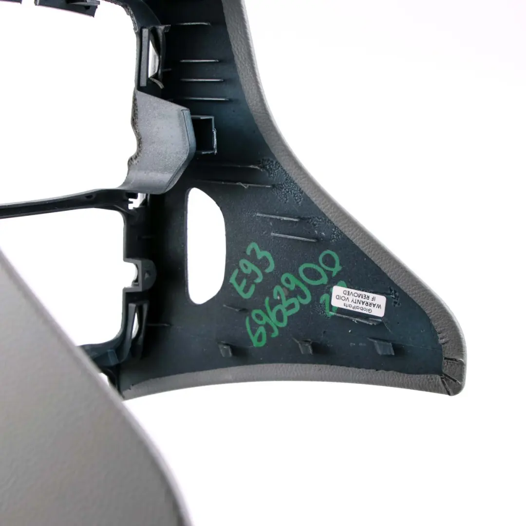 Console Grey to BMW E92 E93 LCI Cover Rear with Part number 6963901 BMW E92 E93 LCI Cover Rear Console Grey - SKU 6963901 - Part number 6963901