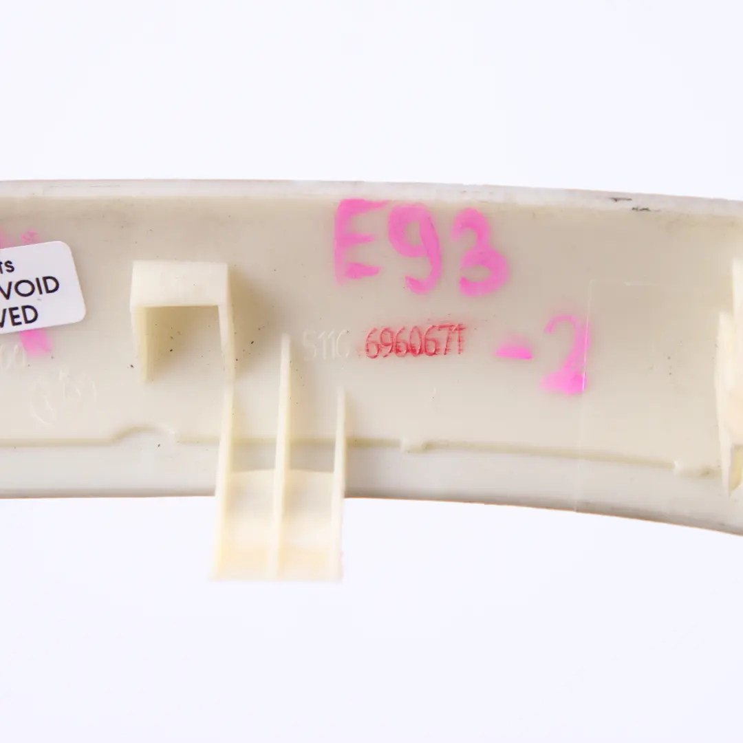 BMW E92 E92N E93 E93N Cover Front Centre Console Rear Beige 6960671 - SKU 6963905 - Part number 6963905