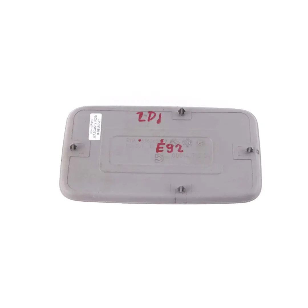 BMW E92 E93 Console Arrière Accoudoir Caoutchouc Plateau de Rangement Mat Gris - SKU 6963907 - Numéro de pièce 6963907
