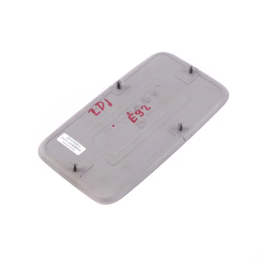 Console Armrest Rubber Storage Tray Insert Mat Grey 6960691 BMW E92 E93 Rear - SKU 6963907 - Part number 6963907