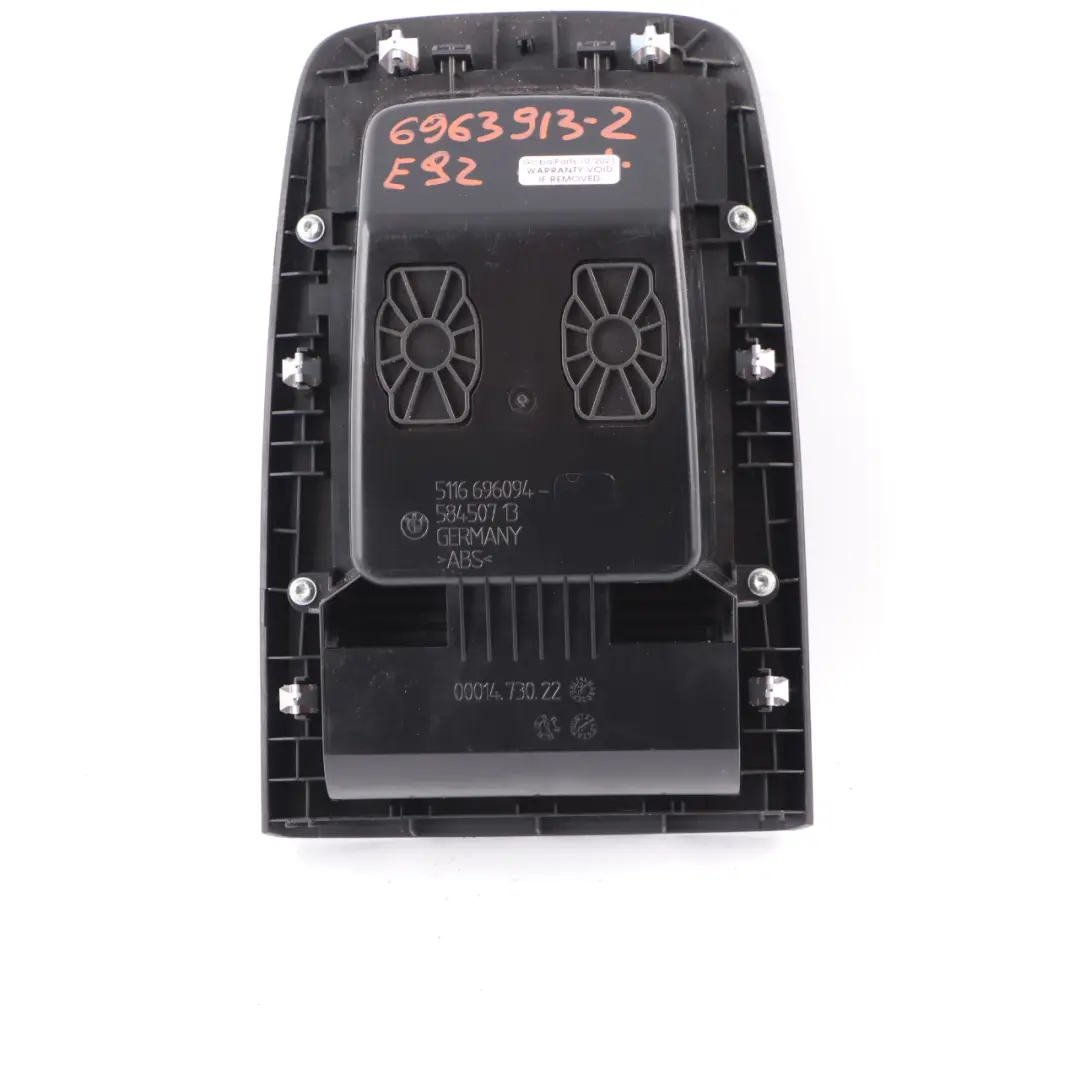 BMW E92 E93 Heckablage Rücksitz Ablagefach Abdeckung Panel schwarz 696094 - SKU 6963913-2 - Teilenummer 6963913