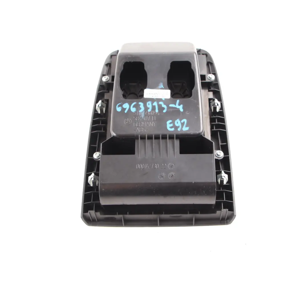  Vassoio Posteriore BMW E92 E93 Vano Portaoggetti Sedile Pannello Nero 696094 - SKU 6963913-4 - Numero di parte 6963913