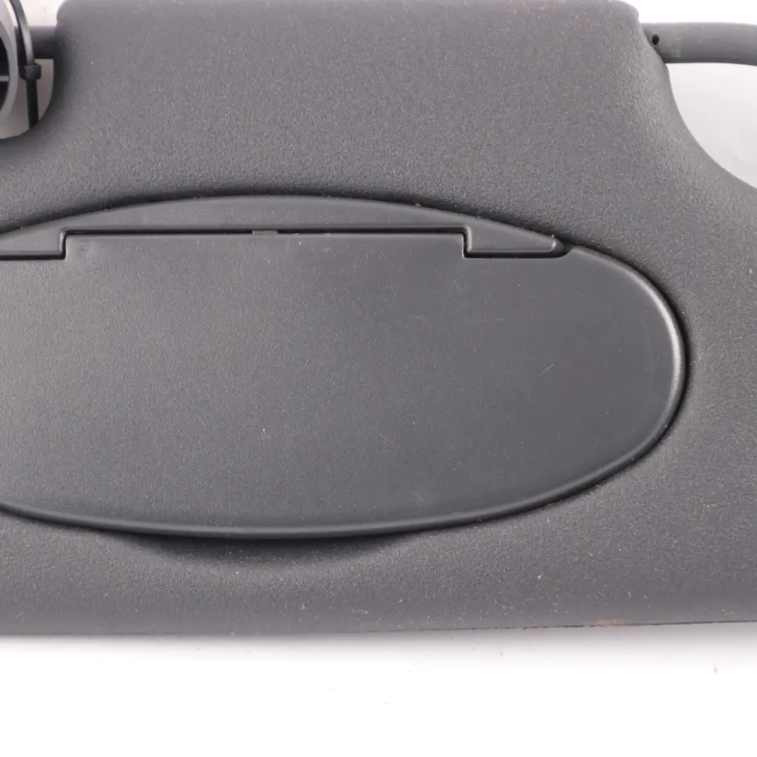 Sun Visor Mini R50 R53 Mirror Panel Right O/S Panther Black to with Part number 6963974 Sun Visor Mini R50 R53 Mirror Panel Right O/S Panther Black - SKU 6963974 - Part number 6963974