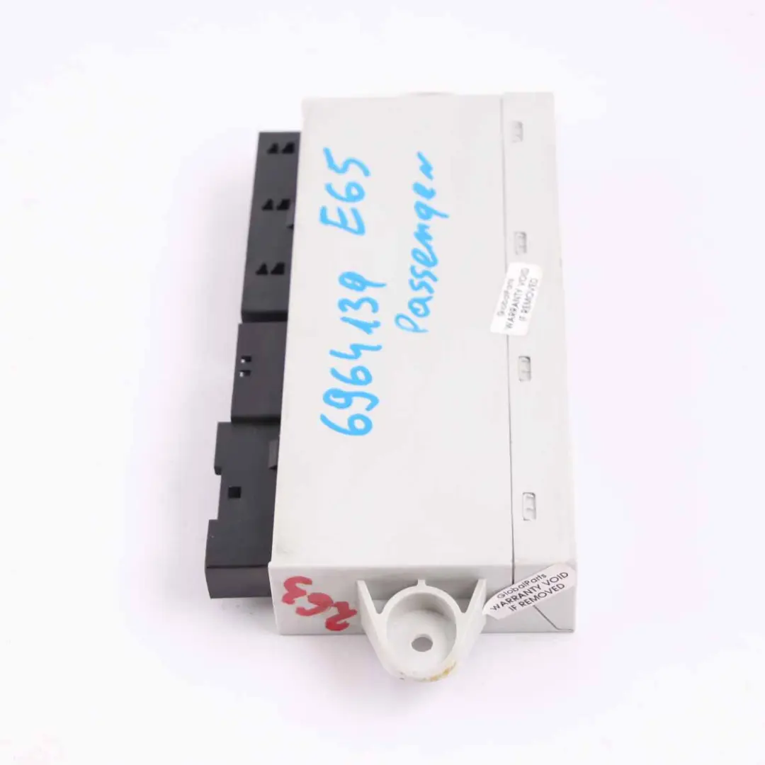 Control Unit BMW E65 E66 E67 Door Front Passenger Side 6933263 to with Part number 6964139 Control Unit BMW E65 E66 E67 Door Front Passenger Side 6933263 - SKU 6964139-1 - Part number 6964139