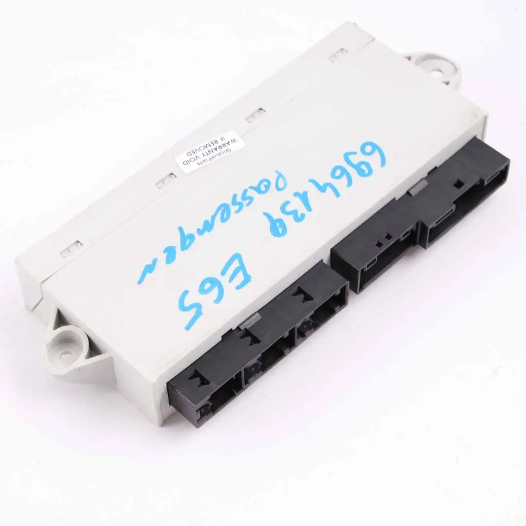 Control Unit BMW E65 E66 E67 Door Front Passenger Side 6933263 to with Part number 6964139 Control Unit BMW E65 E66 E67 Door Front Passenger Side 6933263 - SKU 6964139-1 - Part number 6964139
