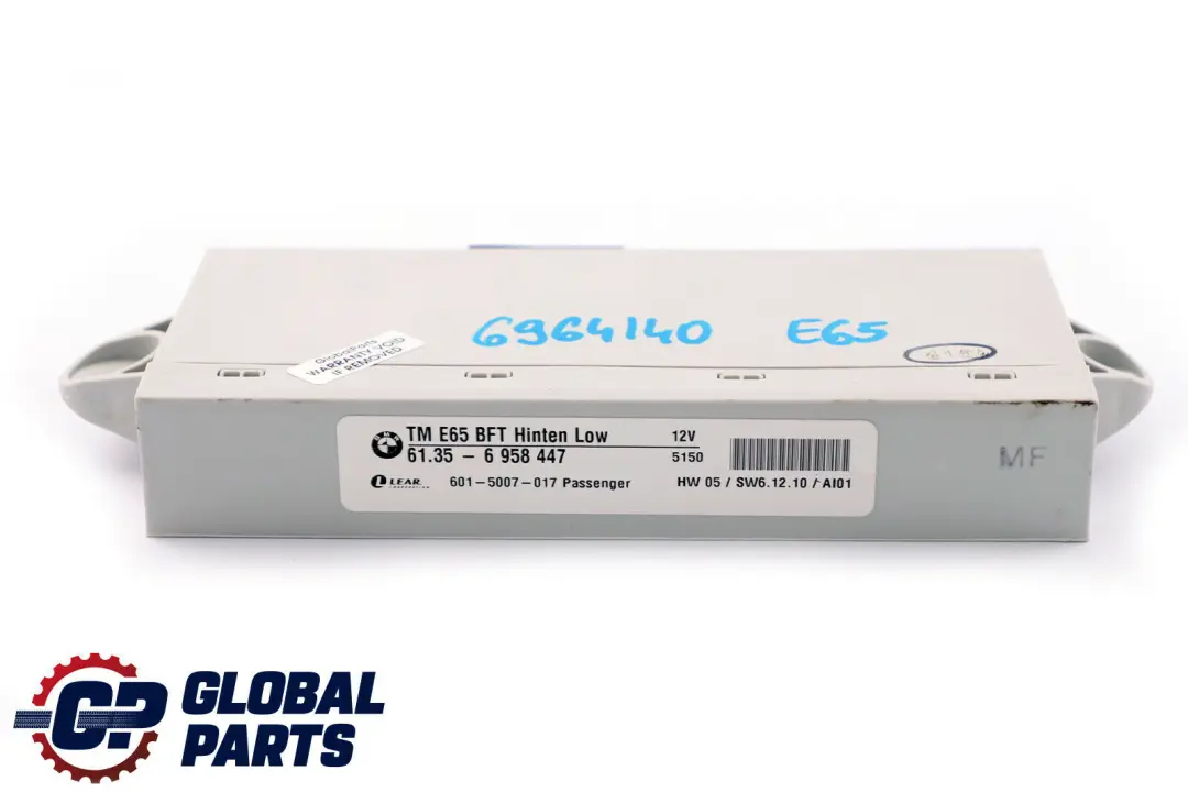 Steuergerät Beifahrertür Hinten für BMW 7 er E65 E66 mit Teilenummer 6964140 BMW 7 er E65 E66 Steuergerät Beifahrertür Hinten - SKU 6964140 - Teilenummer 6964140