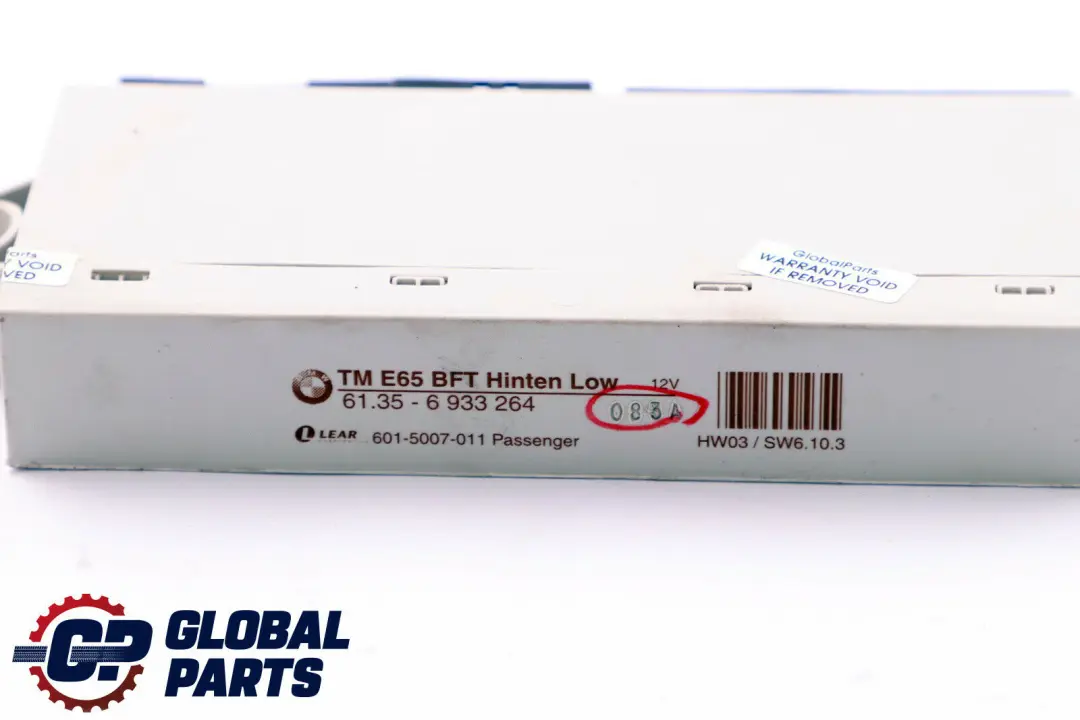 Steuergerät Beifahrertür Hinten für BMW 7 er E65 E66 mit Teilenummer 6964140 BMW 7 er E65 E66 Steuergerät Beifahrertür Hinten - SKU 6964140 - Teilenummer 6964140