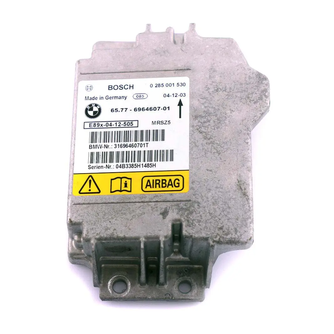 BMW 1 3 X1 SERIES E81 E87 E90 Control Unit Airbag ECU NO CRASH DATA - SKU 6964607 - Part number 65776964607