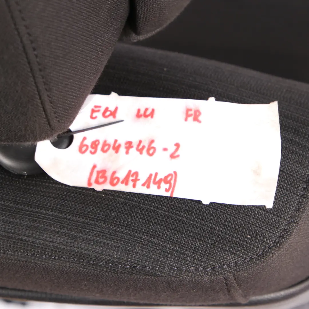 Front Seat BMW E60 E61 LCI Right O/S Cover Cloth Fluid Linea Anthracite to with Part number 6964746 Front Seat BMW E60 E61 LCI Right O/S Cover Cloth Fluid Linea Anthracite - SKU 6964746-2 - Part number 6964746