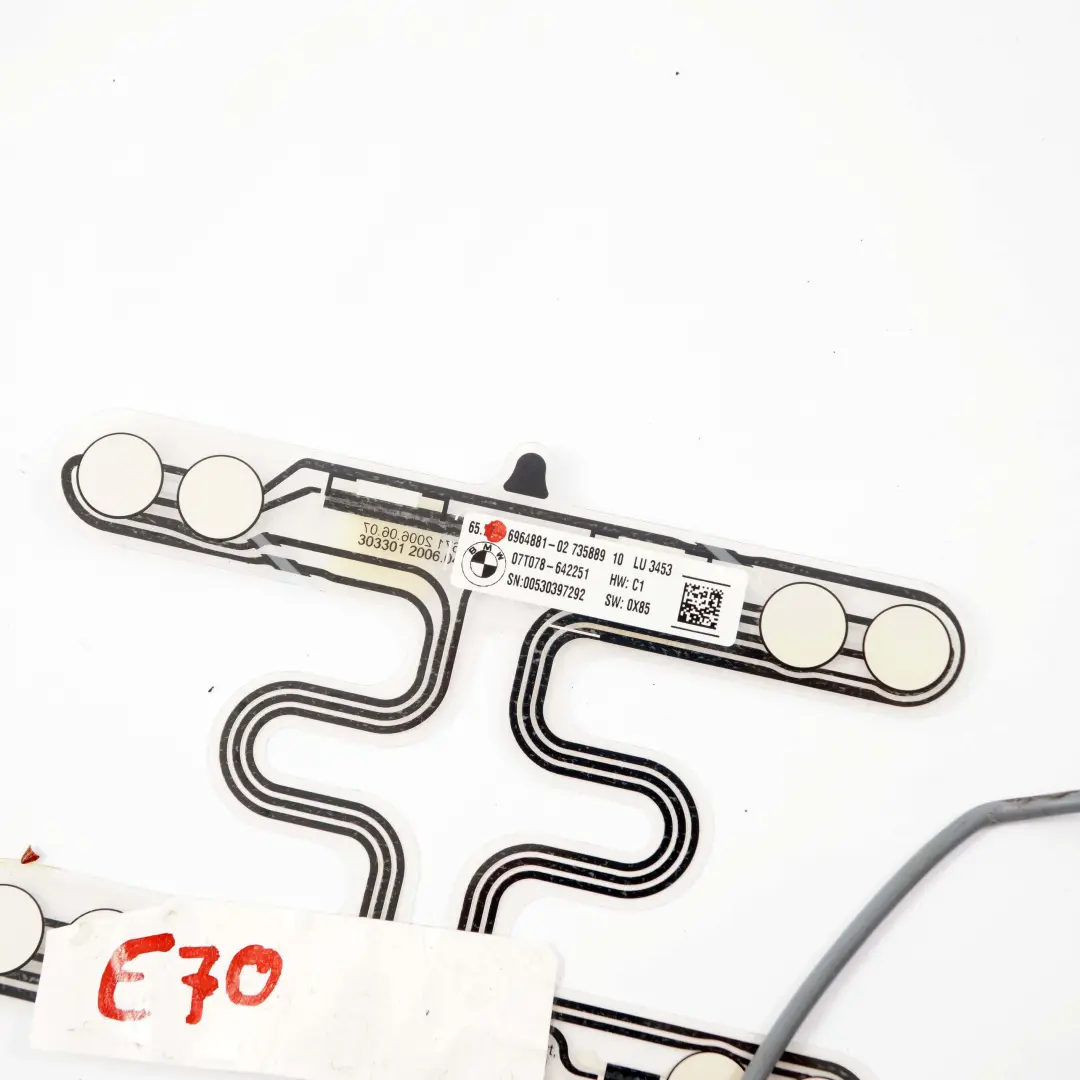 Sensore occupazione sedile anteriore passeggero Modulo unit? per BMW X5 E70 con numero di parte 6964881 BMW X5 E70 Sensore occupazione sedile anteriore passeggero Modulo unit? - SKU 6964881 - Numero di parte 6964881