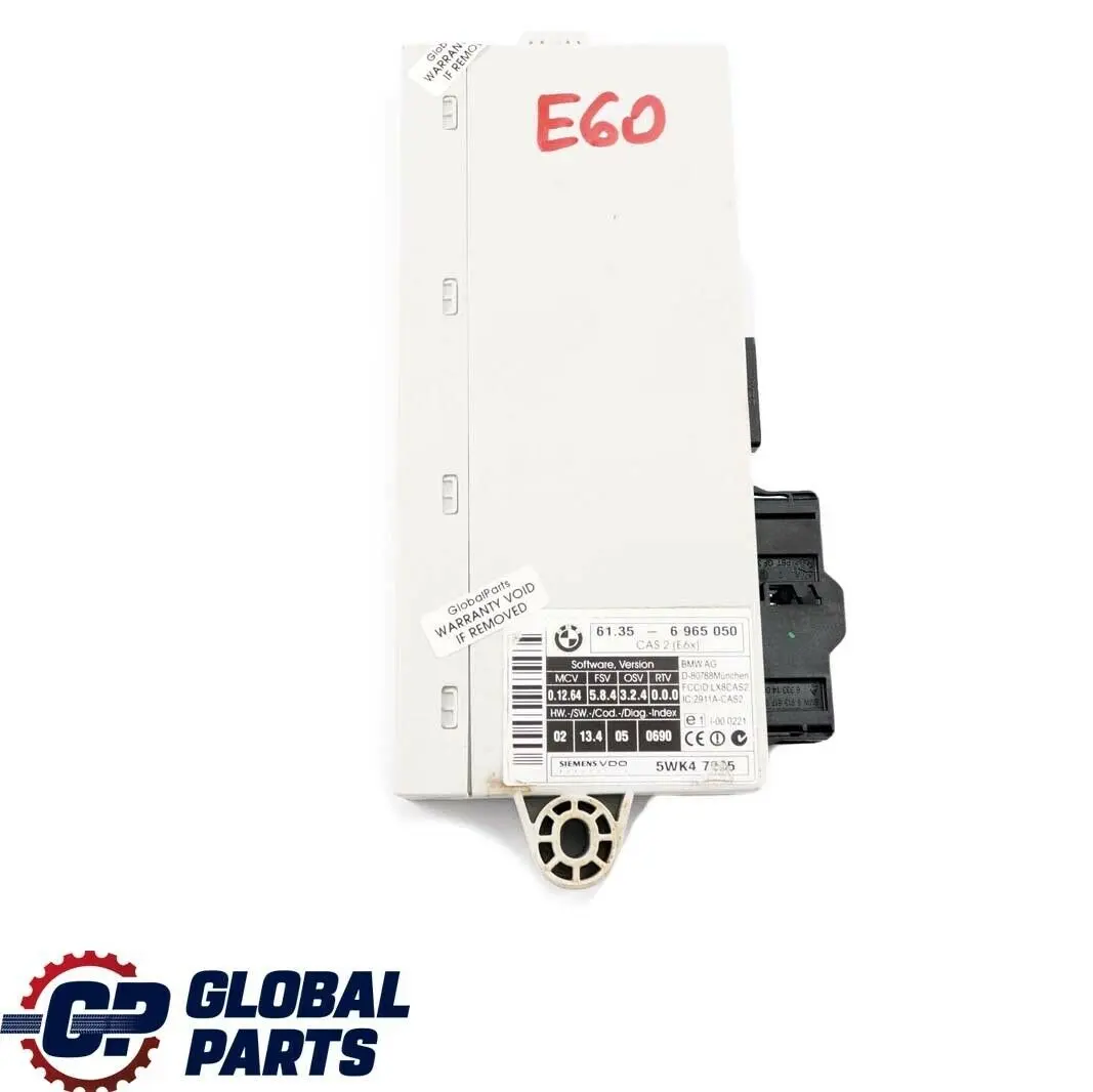Unita controllo ECU CAS 2 per BMW E60 E61 E63 E64 con numero di parte 6965050 BMW E60 E61 E63 E64 Unita controllo ECU CAS 2 - SKU 6965050 - Numero di parte 6965050