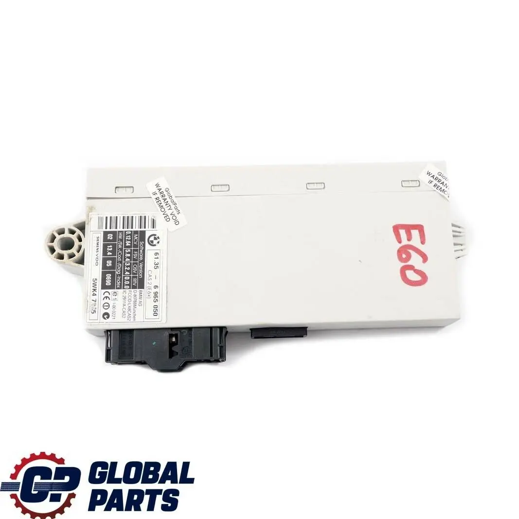 Sterownik Moduł Komfortu CAS2 do BMW E60 E61 E63 o numerze 6965050 BMW E60 E61 E63 Sterownik Moduł Komfortu CAS2 - SKU 6965050 - Numer Części 6965050