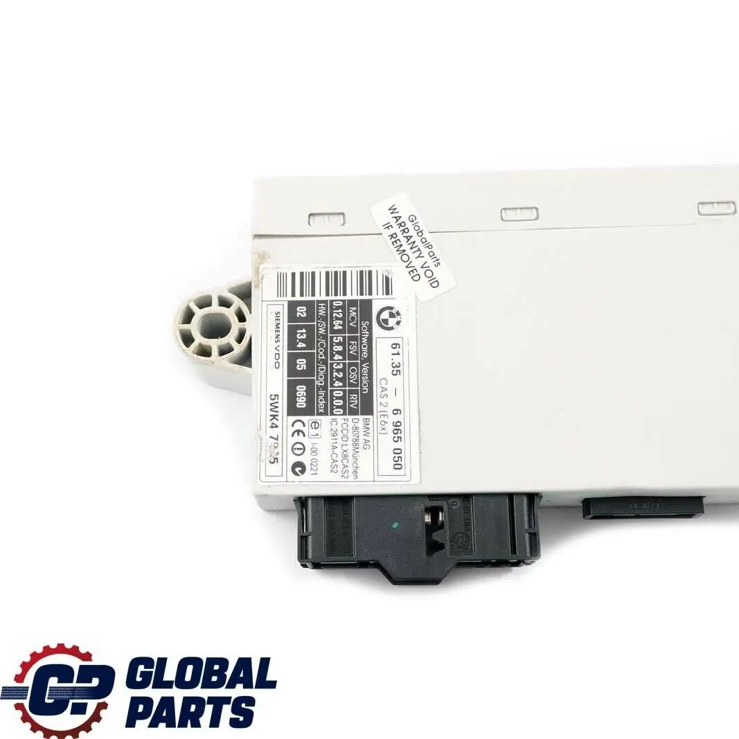 BMW E60 E61 E63 E64 Unidad Control ECU CAS 2 - SKU 6965050 - Número de pieza 6965050