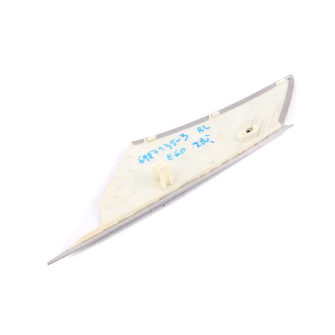 Trim Panel BMW E60 1 C Column Rear Left N/S Himmelgrau Grey to Cover with Part number 6965449 Cover Trim Panel BMW E60 1 C Column Rear Left N/S Himmelgrau Grey - SKU 6965449-1 - Part number 6965449