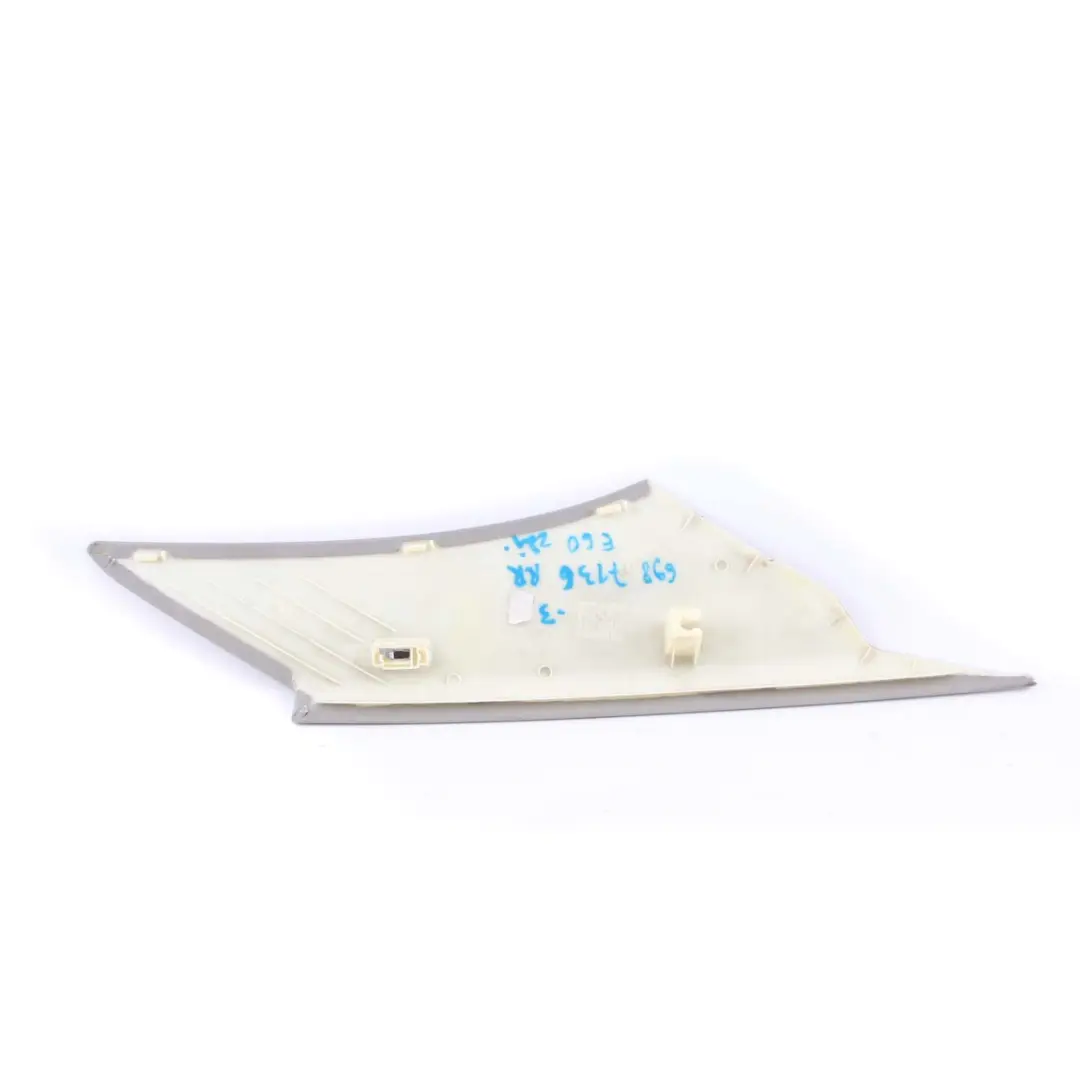 Cover Trim Panel BMW E60 C Column Rear Right O/S Himmelgrau Grey - SKU 6965450-1 - Part number 6965450