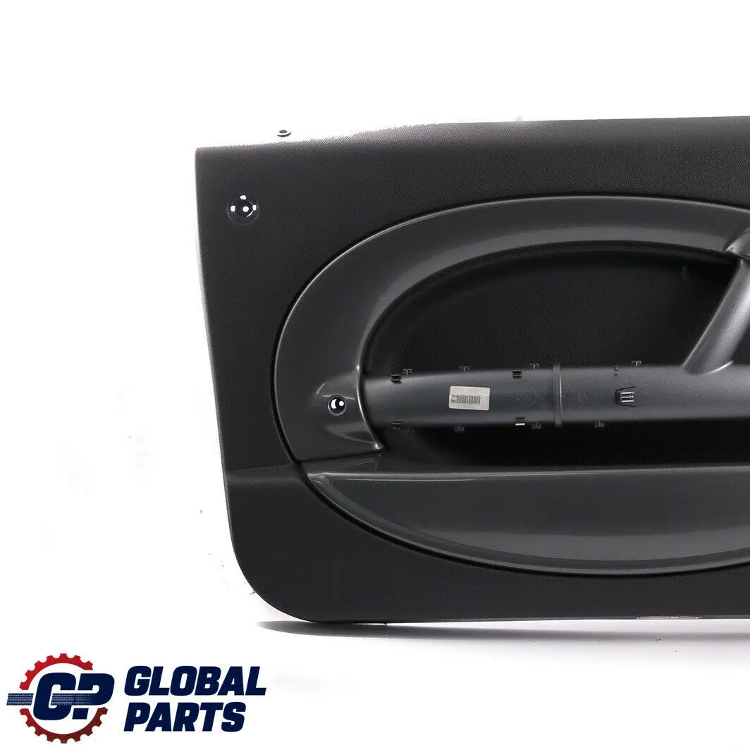 Front Left Door Card Trim Park Lane Panther Black Royal Grey para Mini R50 R53 con número de pieza 6965525 Mini R50 R53 Front Left Door Card Trim Park Lane Panther Black Royal Grey - SKU 6965525-1 - Número de pieza 6965525