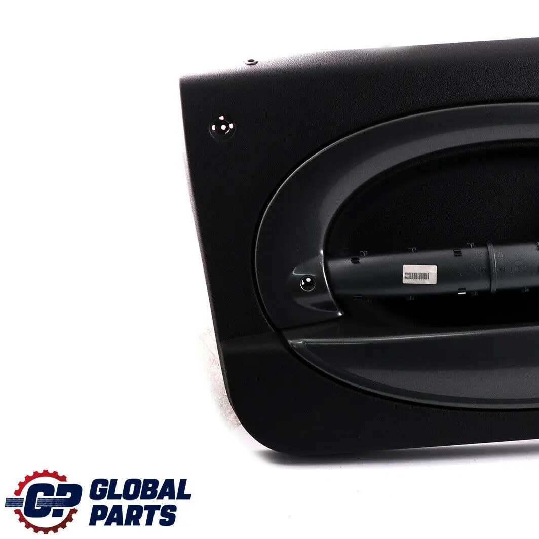 Front Left N/S Door Card Trim Park Lane Panther Black Royal Grey to Mini R50 R53 with Part number 6965525 Mini R50 R53 Front Left N/S Door Card Trim Park Lane Panther Black Royal Grey - SKU 6965525-1 - Part number 6965525