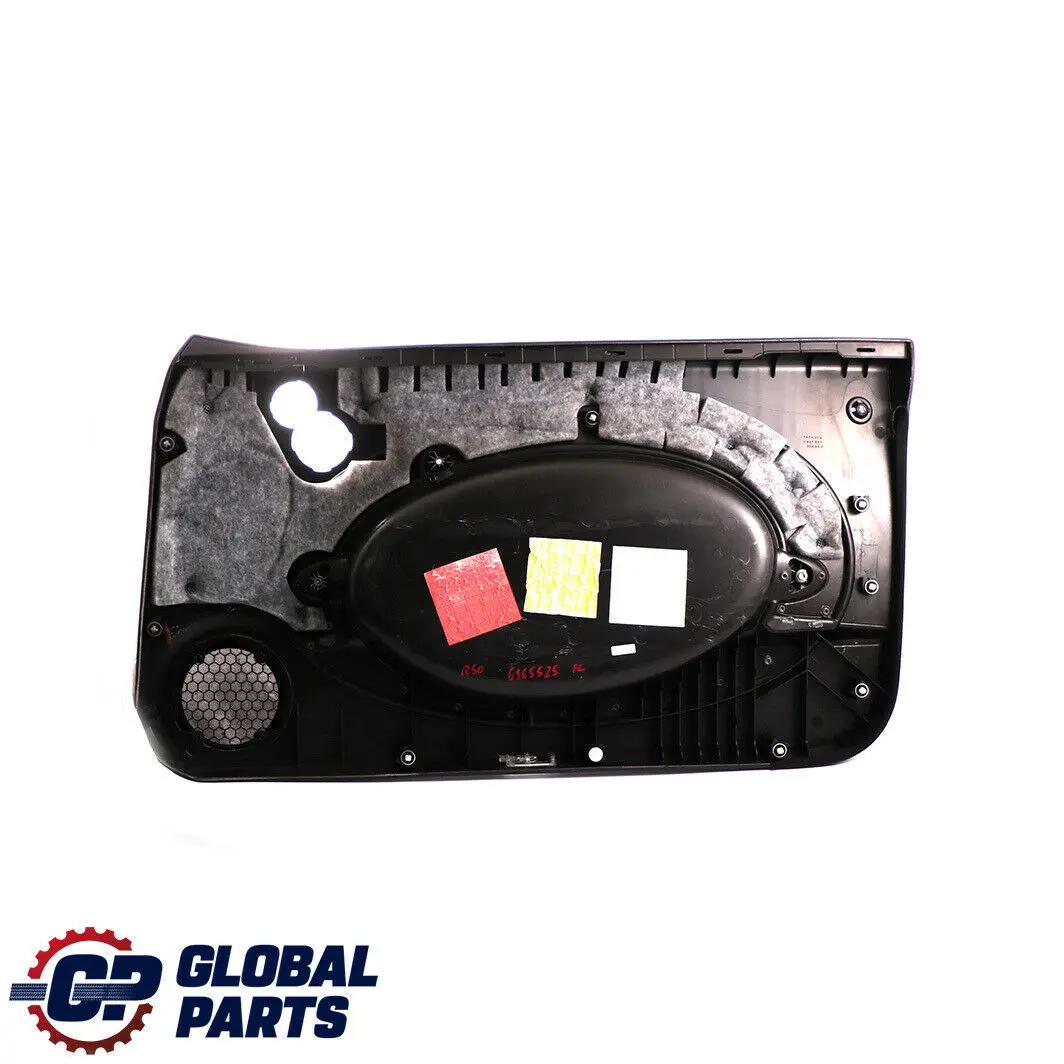 Front Left N/S Door Card Trim Park Lane Panther Black Royal Grey to Mini R50 R53 with Part number 6965525 Mini R50 R53 Front Left N/S Door Card Trim Park Lane Panther Black Royal Grey - SKU 6965525-1 - Part number 6965525