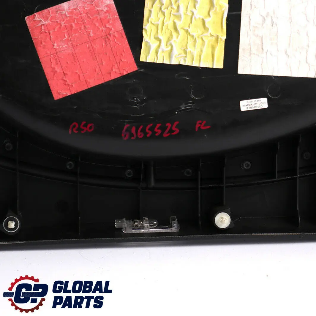 Front Left N/S Door Card Trim Park Lane Panther Black Royal Grey to Mini R50 R53 with Part number 6965525 Mini R50 R53 Front Left N/S Door Card Trim Park Lane Panther Black Royal Grey - SKU 6965525-1 - Part number 6965525