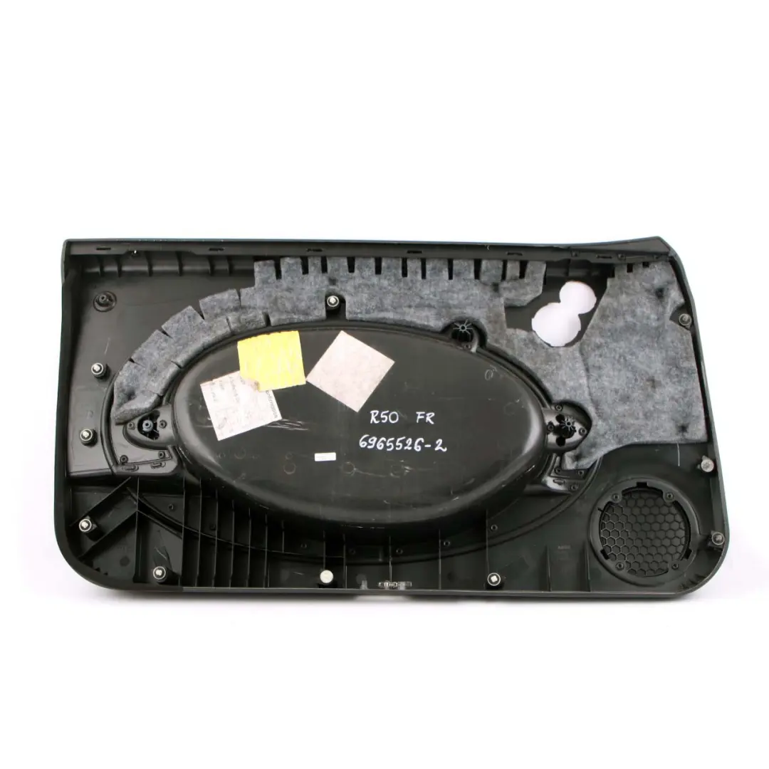 Door Card Trim Mini R50 R53 Front Right O/S Side Panther Black Royal Grey to with Part number 6965526 Door Card Trim Mini R50 R53 Front Right O/S Side Panther Black Royal Grey - SKU 6965526-2 - Part number 6965526