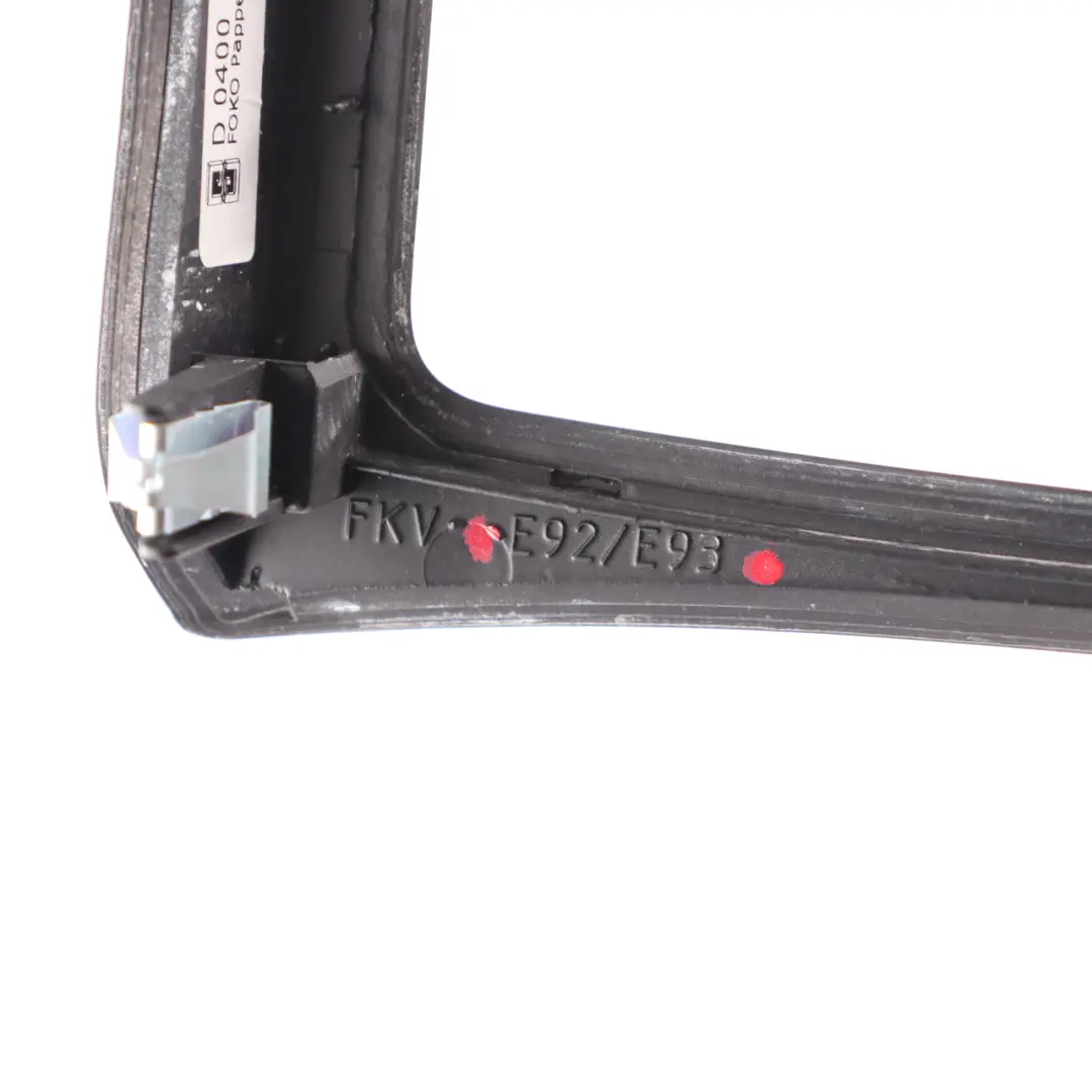 BMW E92 E93 Mittelkonsole Hinten Abdeckung Pappel Holzmaserung Grau - SKU 6966471-1 - Teilenummer 6966471