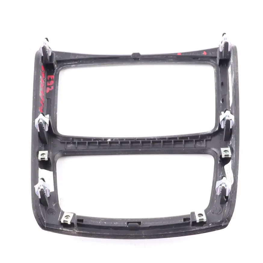BMW E92 E93 Mittelkonsole Hinten Abdeckung Pappel Holzmaserung Grau - SKU 6966471-1 - Teilenummer 6966471