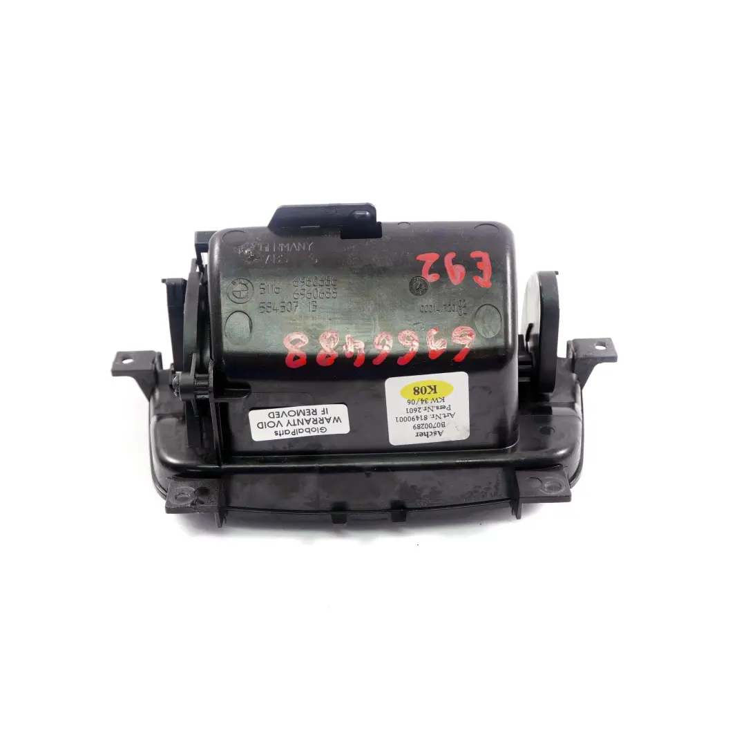 BMW 3 E92 E93 Centre Console Rear Ashtray Ash Diamantschwarz Black - SKU 6966488 - Part number 6966488