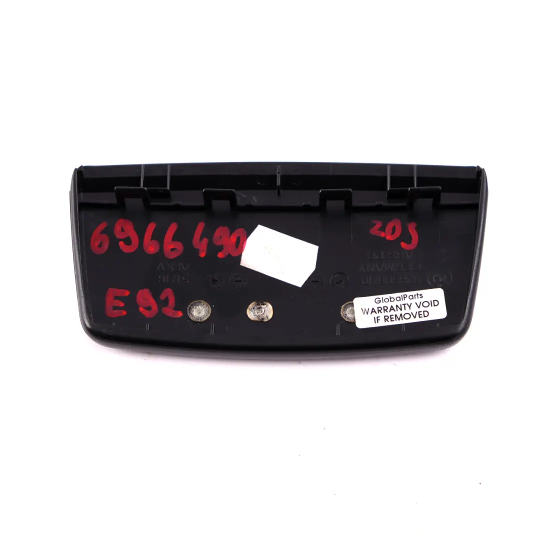 Oddments Box Rear Ash Tray Diamant Black to BMW 3 E92 Cover with Part number 6966490 BMW 3 E92 Cover Oddments Box Rear Ash Tray Diamant Black - SKU 6966490-5 - Part number 6966490