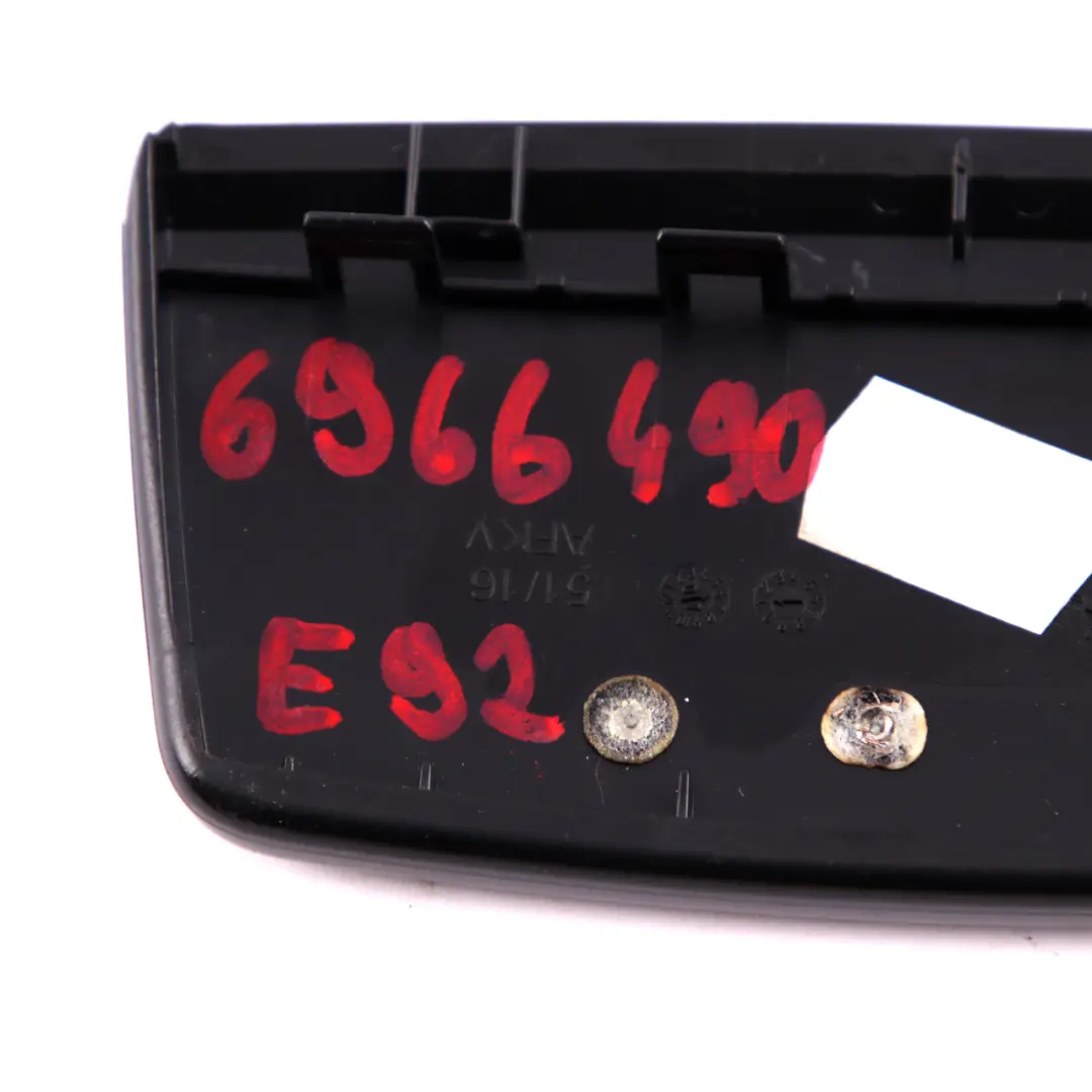 BMW 3 E92 Cover Oddments Box Rear Ash Tray Diamant Black - SKU 6966490-5 - Part number 6966490