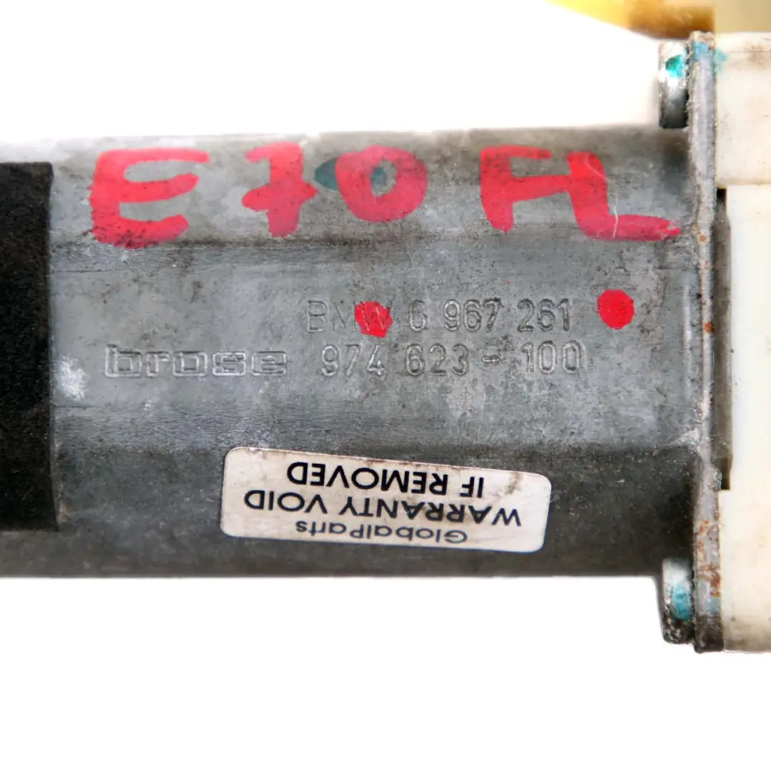 Vorne Hinten Links N/S Tür Fensterhebermotor Regulator Drive für BMW X5 E70 mit Teilenummer 6967261 BMW X5 E70 Vorne Hinten Links N/S Tür Fensterhebermotor Regulator Drive - SKU 6967261 - Teilenummer 6967261