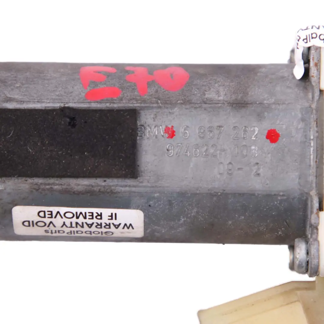 Puerta Delantera Derecha Motor Regulador Ventana Eléctrica para BMW X5 E70 con número de pieza 6967262 BMW X5 E70 Puerta Delantera Derecha Motor Regulador Ventana Eléctrica - SKU 6967262 - Número de pieza 6967262