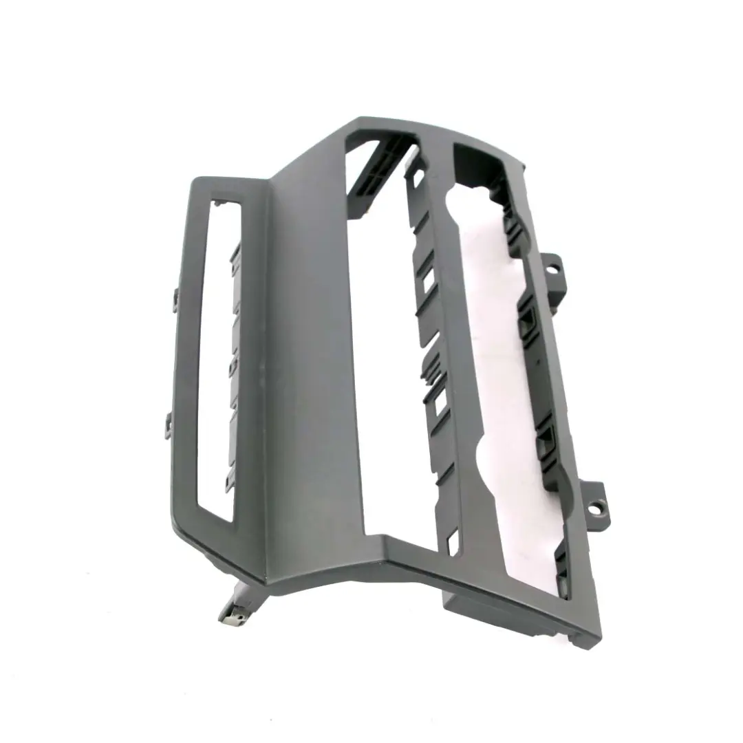 Centro De Radio Cubierta Salpicadero Panel Trim Negro para BMW X5 X6 E70 E71 con número de pieza 7161797 BMW X5 X6 E70 E71 Centro De Radio Cubierta Salpicadero Panel Trim Negro - SKU 6967464 - Número de pieza 7161797