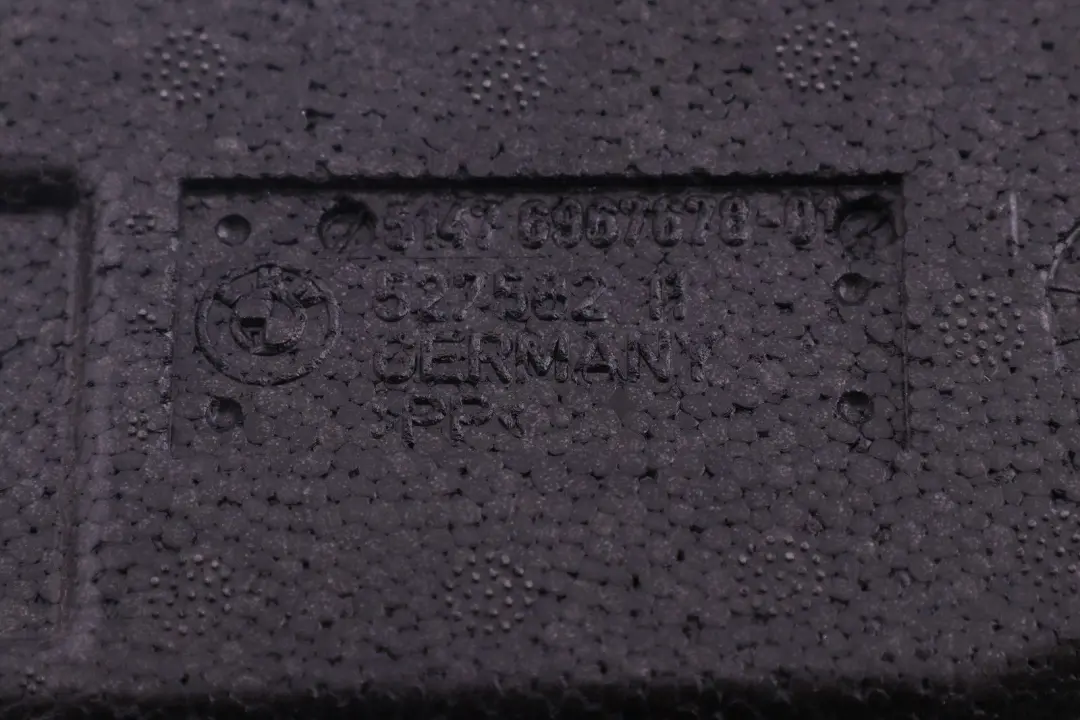 BMW E90 LCI Tapa Bateria Lateral Piso Maletero Embellecedor Panel - SKU 6967678 - Número de pieza 6967678