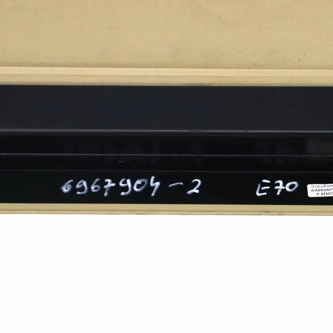 Persiana enrollable Portapaquetes Maletero Beige para BMW X5 E70 con número de pieza 6967904 BMW X5 E70 Persiana enrollable Portapaquetes Maletero Beige - SKU 6967904-2 - Número de pieza 6967904