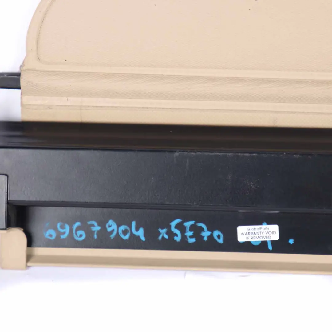 BMW X5 E70 Rollo Hutablage Kofferraum Gepäckraum Beige - SKU 6967904 - Teilenummer 6967904