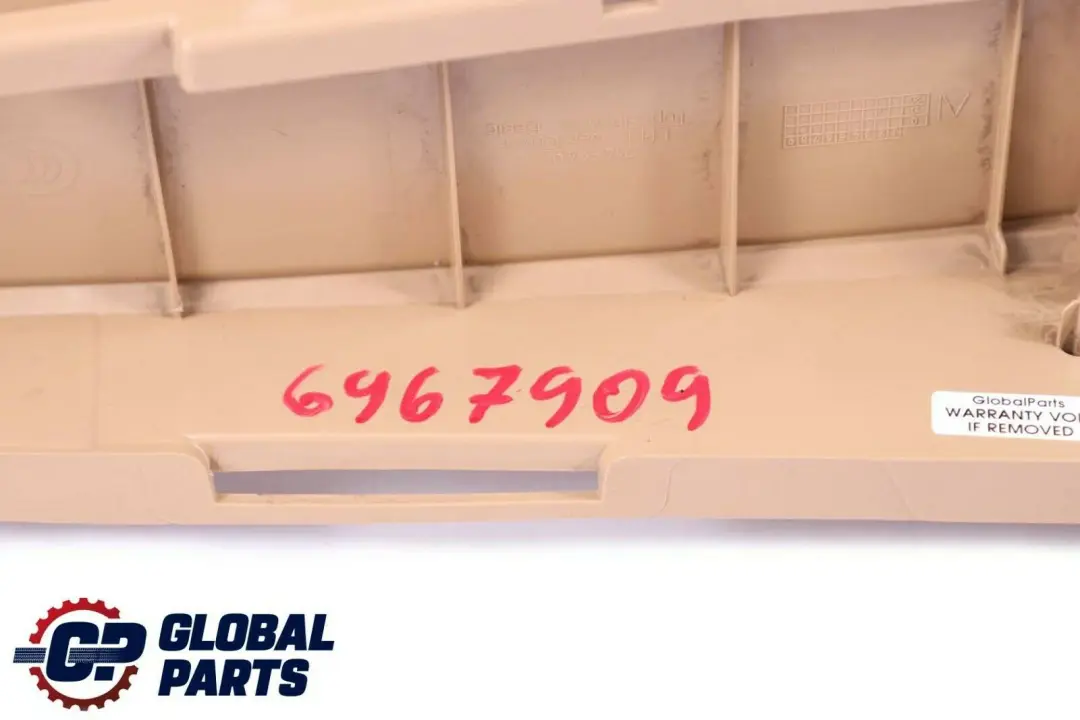 Boot Panel Parcel Shelf Holder Bracket Left N/S Beige 7145949 to BMW X5 Series E70 with Part number 6967909 BMW X5 Series E70 Boot Panel Parcel Shelf Holder Bracket Left N/S Beige 7145949 - SKU 6967909 - Part number 6967909