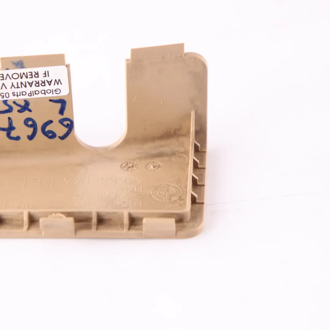 Trunk Floor Cover Covering Column Left N/S Trim Panel Beige 7145907 to BMW X5 E70 with Part number 6967917 BMW X5 E70 Trunk Floor Cover Covering Column Left N/S Trim Panel Beige 7145907 - SKU 6967917 - Part number 6967917