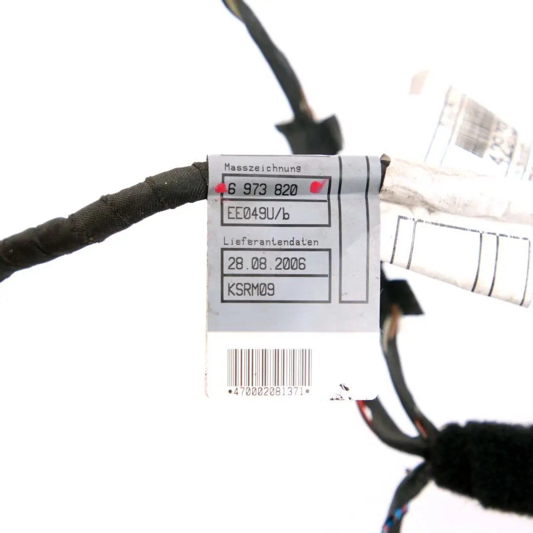 Door Wiring Loom Cable Harness to BMW 6 Series E63 with Part number 6967983 BMW 6 Series E63 Door Wiring Loom Cable Harness - SKU 6967983 - Part number 6967983